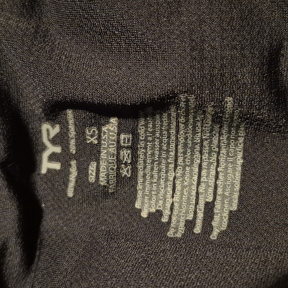 TYR 7" Competitor Series Triathlon Chamois Cycling Short black men's Small - Picture 5 of 5